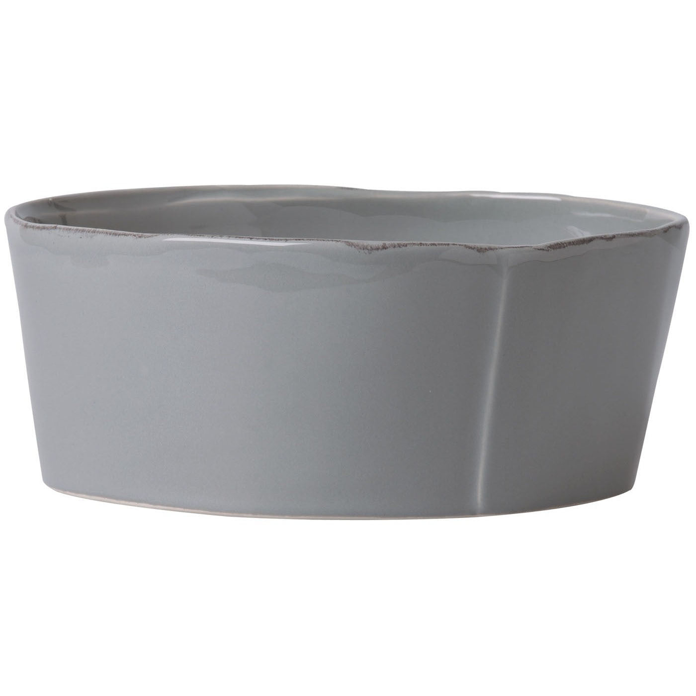 VIETRI: Lastra Gray Large Serving Bowl - Artistica.com
