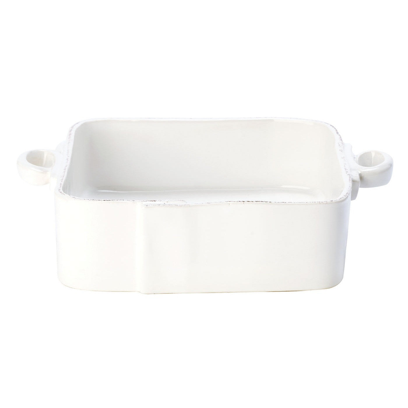 VIETRI: Lastra White Square Baker - Artistica.com