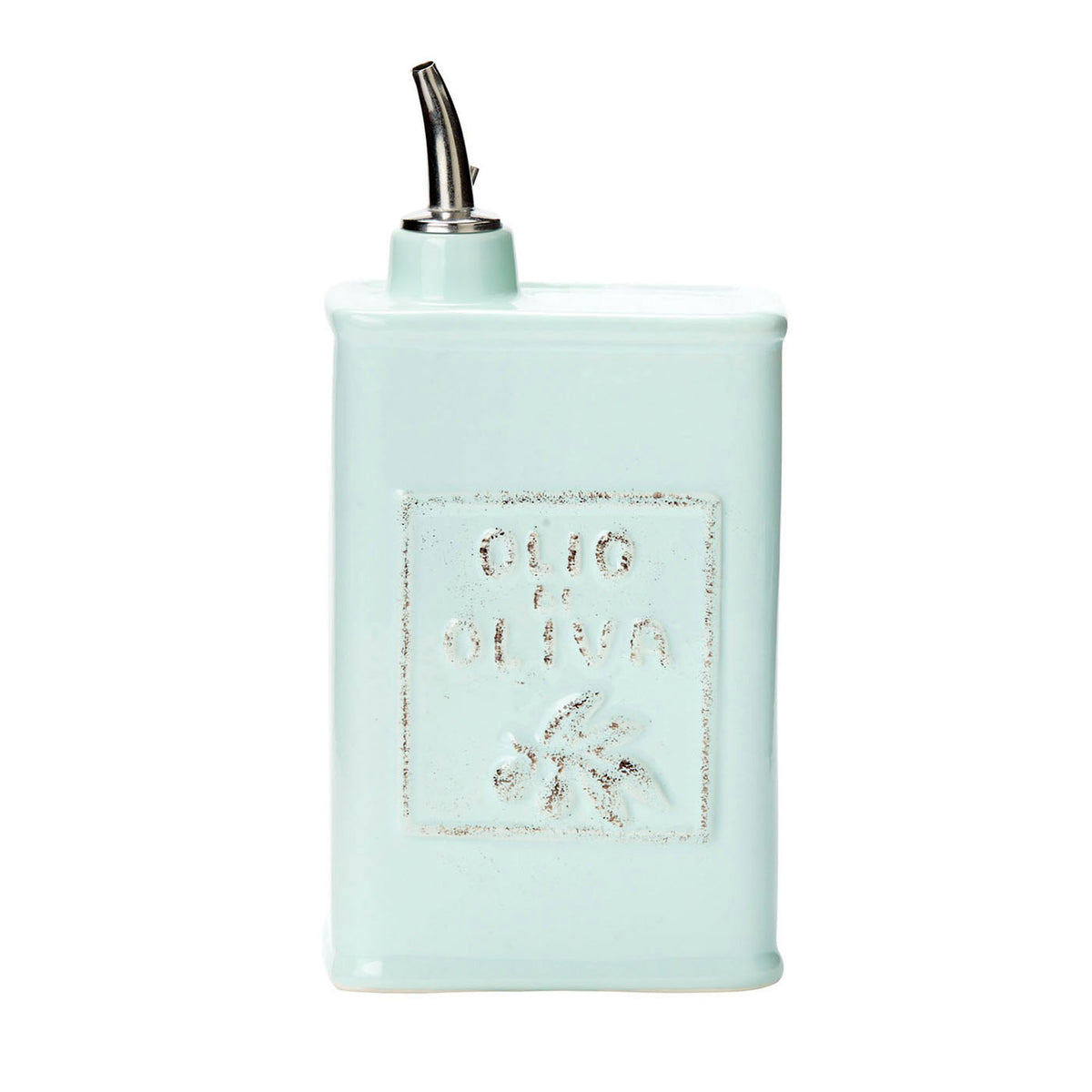 VIETRI: Lastra Aqua Olive Oil Can Dispenser - Artistica.com