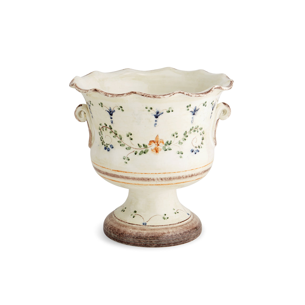 ARTE ITALICA: Medici Footed Cachepot - Artistica.com