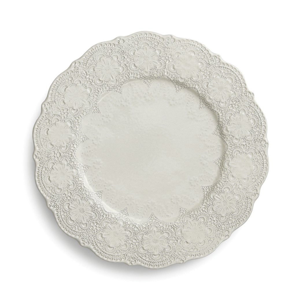 ARTE ITALICA: Merletto Antique Charger - Artistica.com