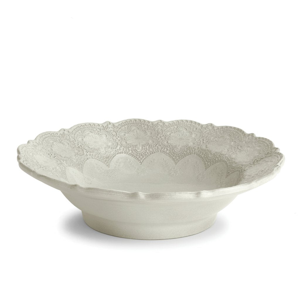ARTE ITALICA: Merletto Antique Serving Bowl - Artistica.com
