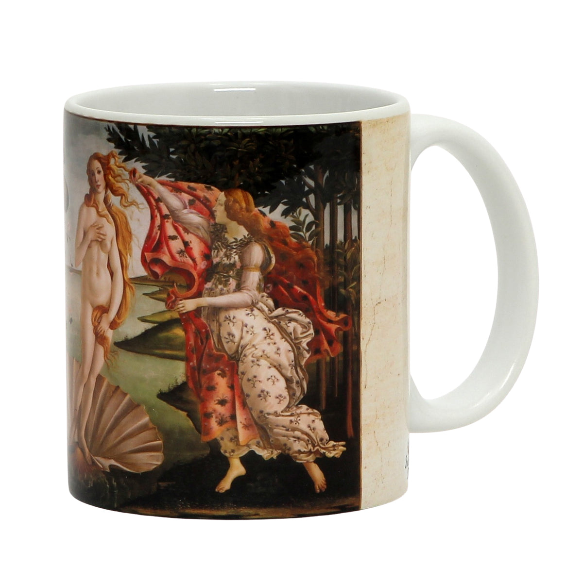 SUBLIMART: Affresco Mug - La Nascita di Venere (Botticelli) (Botticelli&#39;s The Birth of Venus) - Artistica.com
