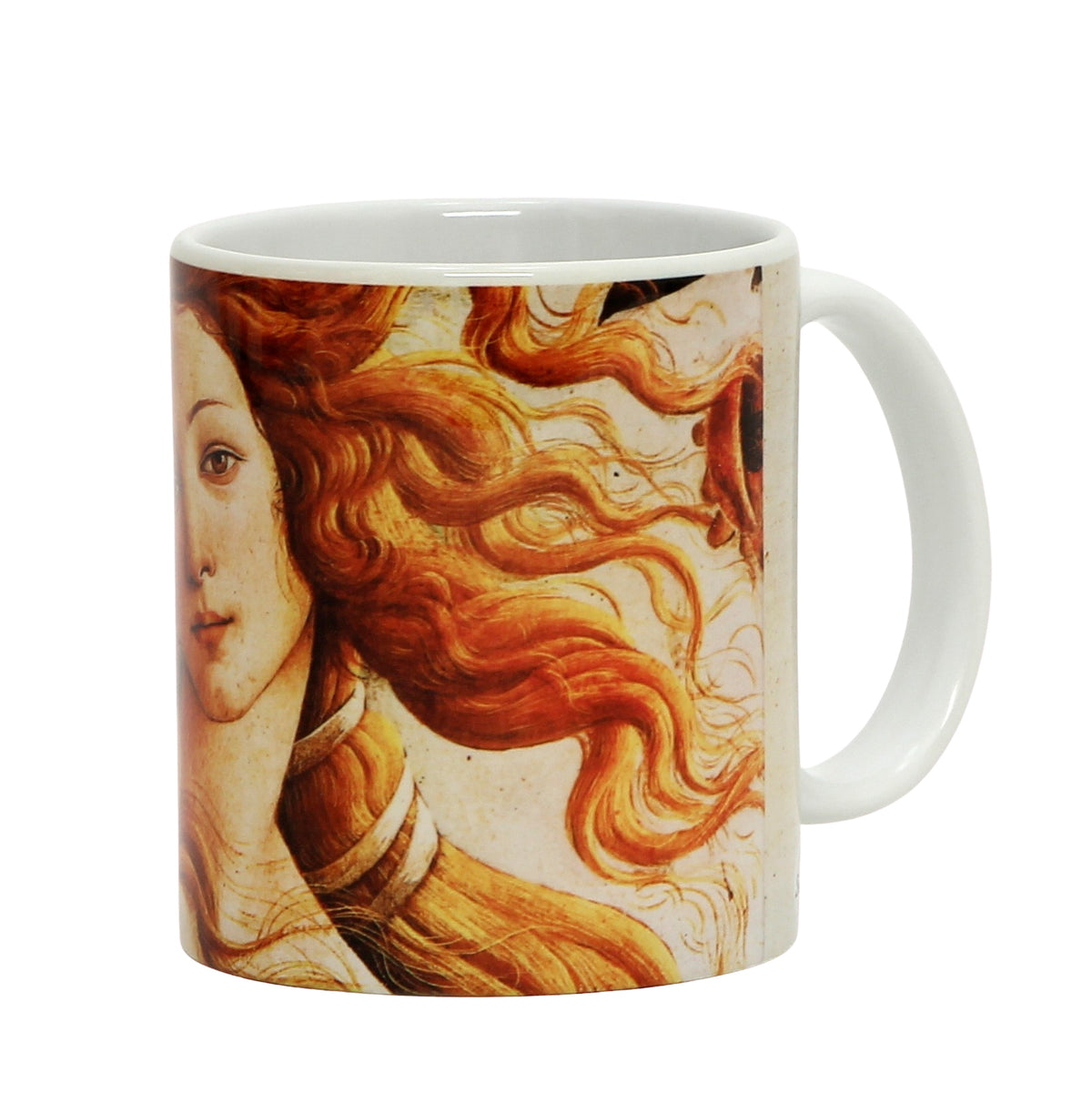 SUBLIMART: Affresco Mug - La Venere di Botticelli (Botticelli&#39;s Venus) [Detail] - Artistica.com