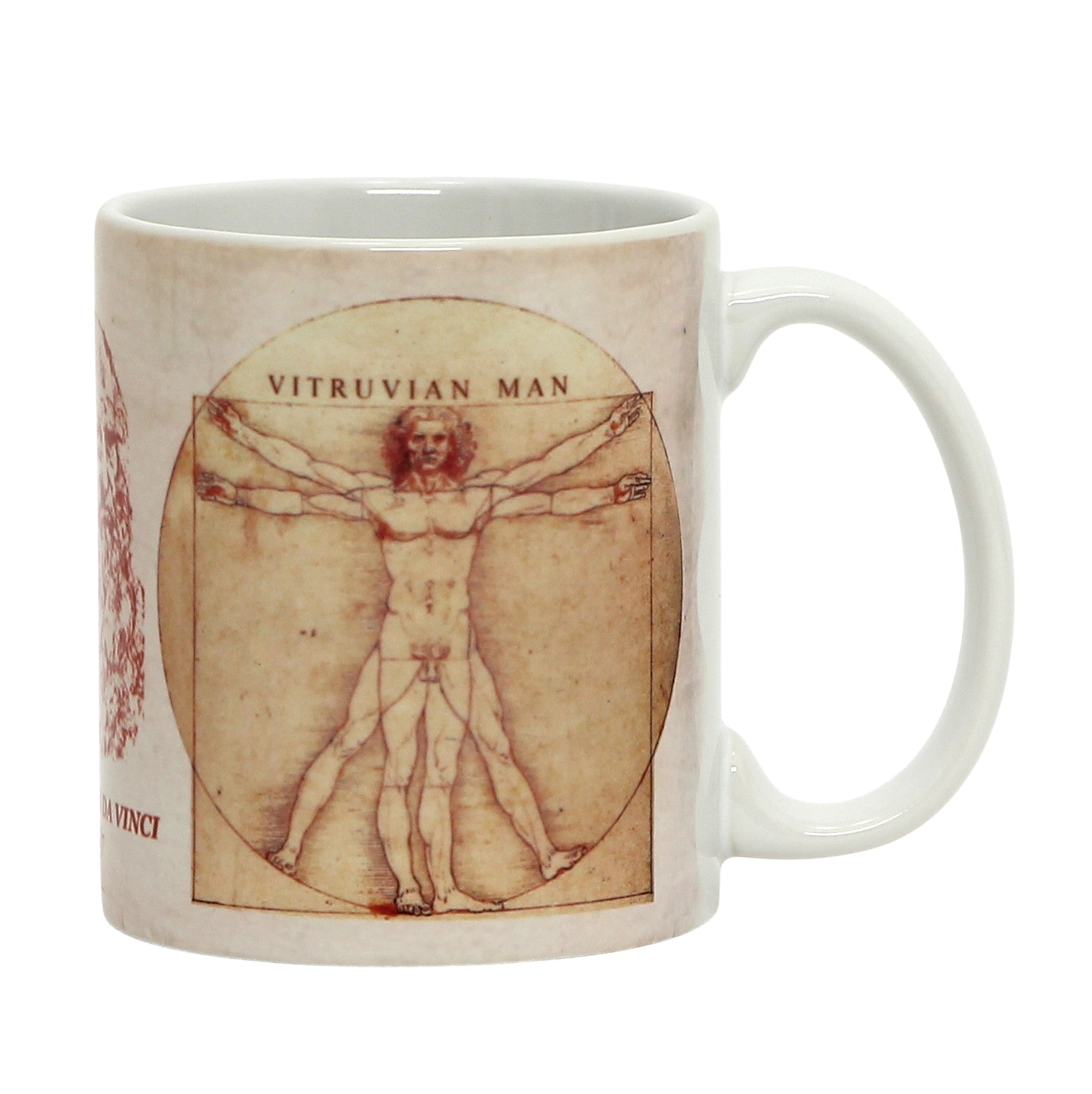 SUBLIMART: Affresco Mug - Vitruvian Man + Vitruvian Woman - Artistica.com