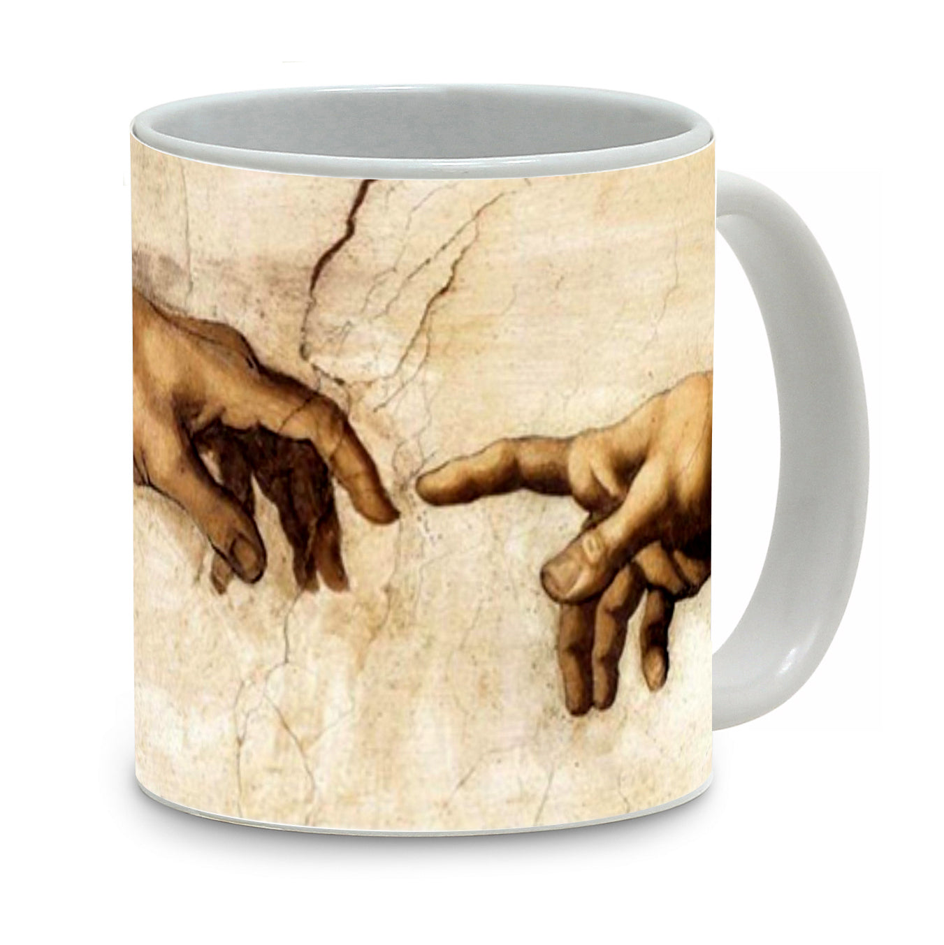 SUBLIMART: Affresco Mug - The creation of Adam (Detail) - Artistica.com