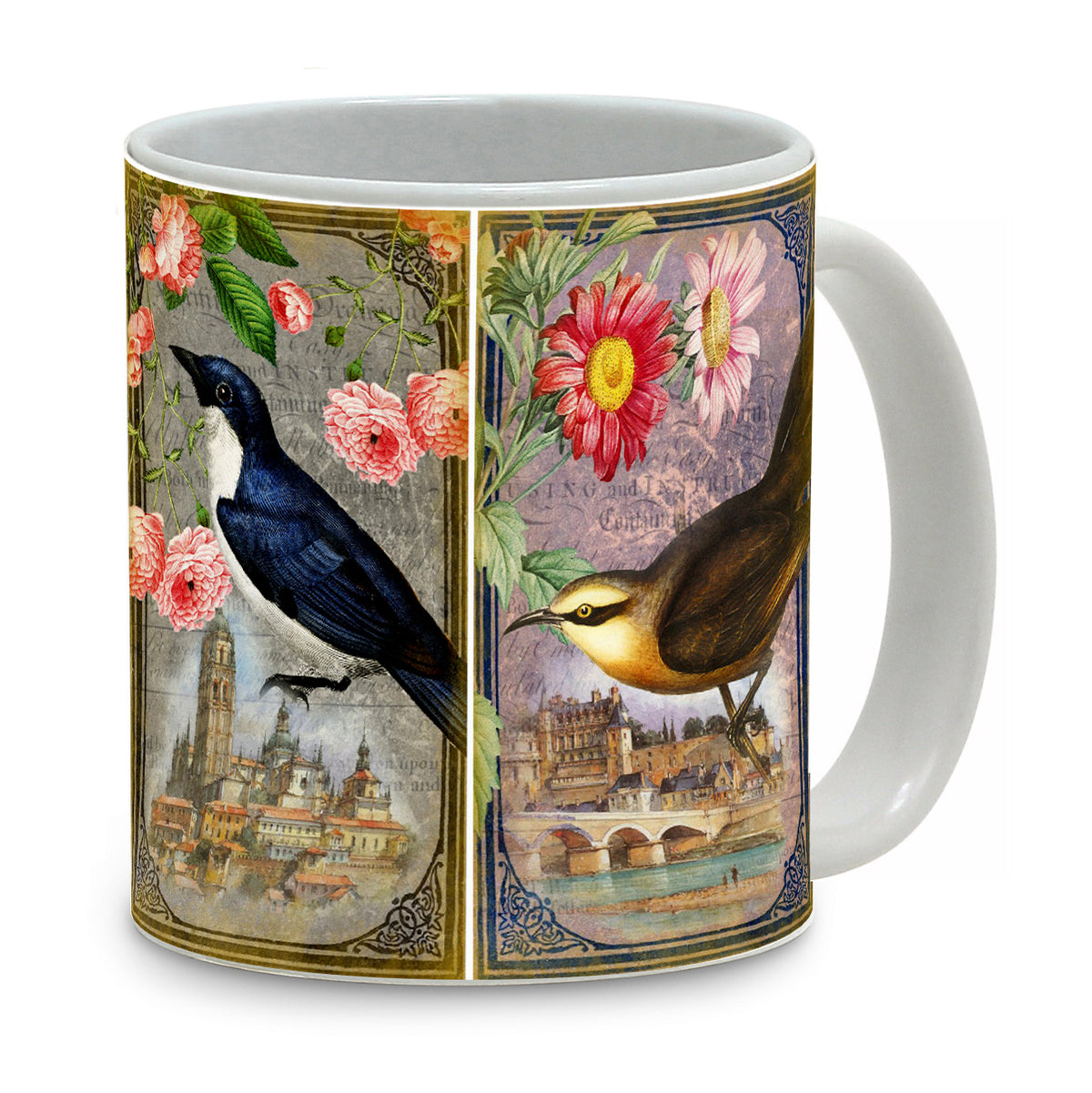SUBLIMART: Pets Art - Beautiful Mug featuring a beautiful birds design - Artistica.com