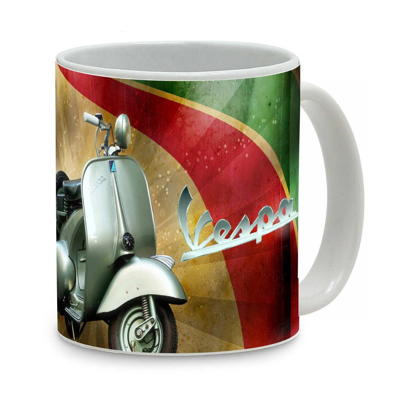 SUBLIMART: Bella Italia - Mug featuring Italian vintage posters (Vespa, Ciao Bella) - Artistica.com