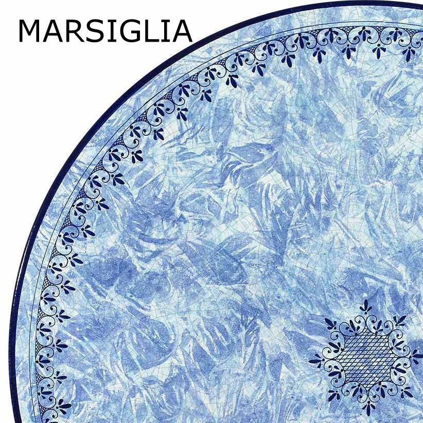 LAZY SUSAN: Ceramic-Stone Rotating Lazy Susan 24" Diam. - Artistica.com