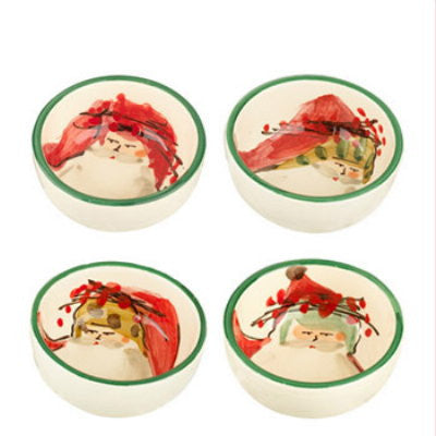 VIETRI: Old St Nick Asst Condiment Bowl - Artistica.com