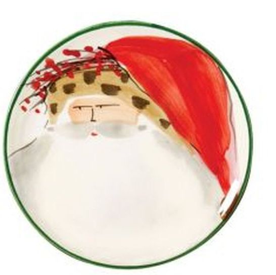 VIETRI: Old St Nick Canape Plate (Shipped assorted any of the four depicted) - Artistica.com