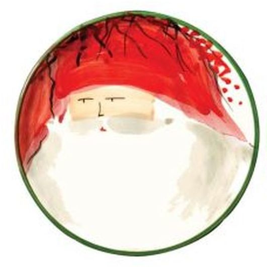 VIETRI: Old St Nick Canape Plate (Shipped assorted any of the four depicted) - Artistica.com