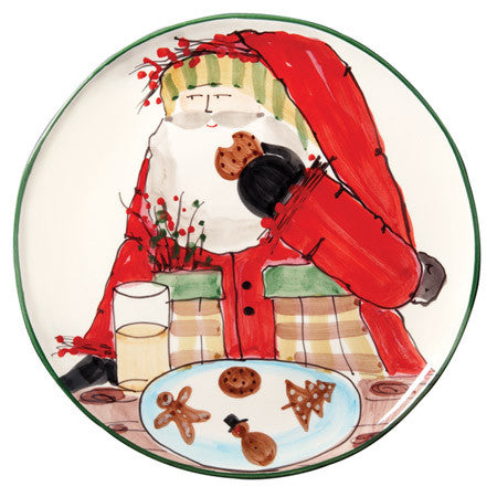 VIETRI: Old St Nick Cookie Platter - Artistica.com
