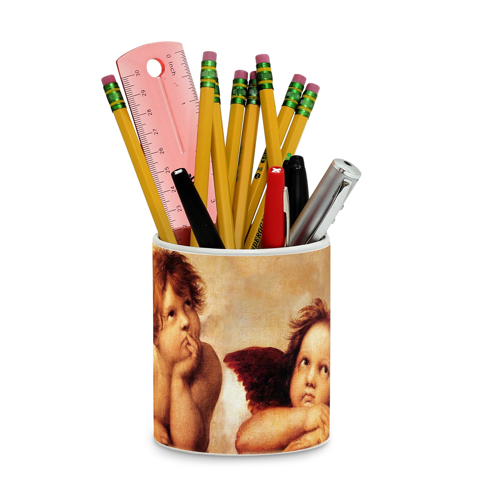 SUBLIMART: Affresco - Multi Use Tumbler THE ANGELS CHERUBS - A prominent element from The Sistine Madonna one of Raphael's most famous work. (Design #AFF03) - Artistica.com
