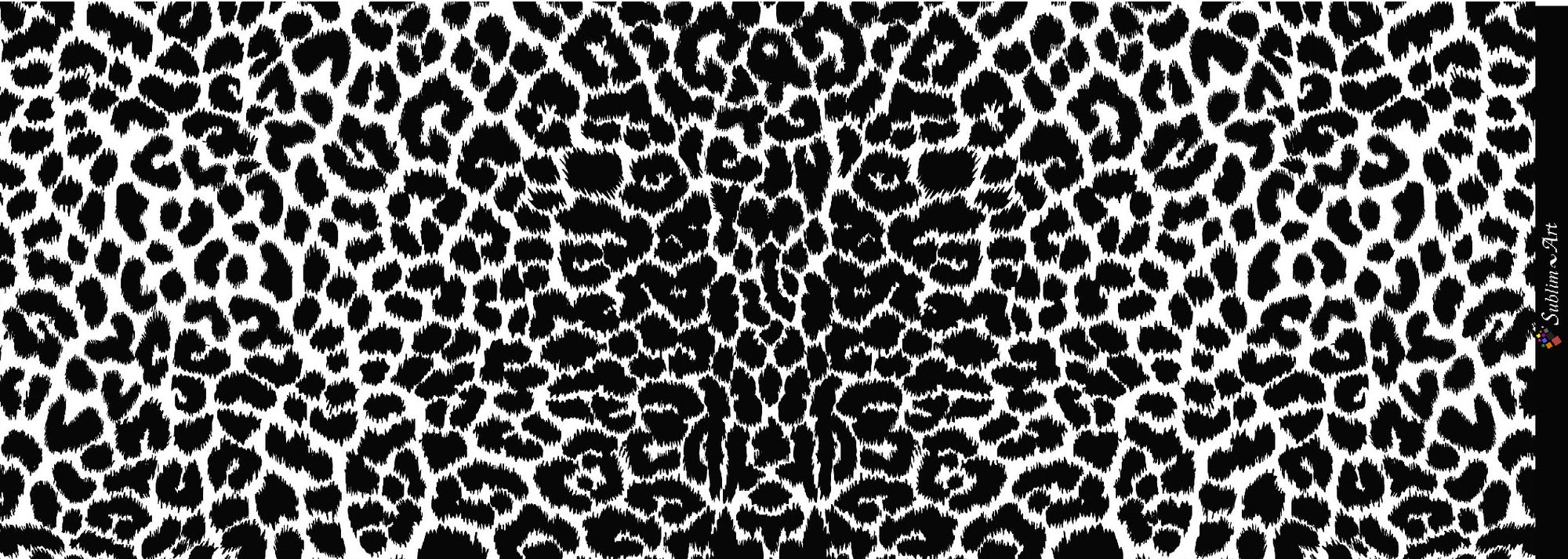 SUBLIMART: Animal Prints - Multi Use Tumbler - Black & White Leopard (Design #ANP1) - Artistica.com