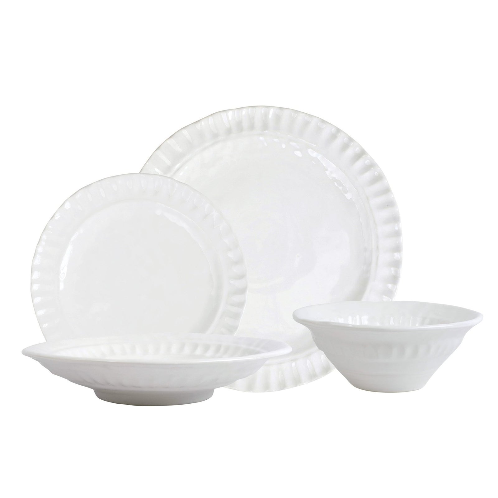 VIETRI: Pietra Serena Sixteen-Piece Place Setting - Artistica.com