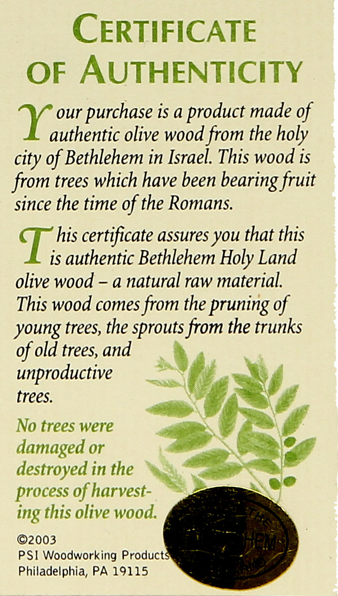 ART-PEN: Handcrafted Luxury Twist Pen - GRADUATE 24 Carats Gold Plated with Bethlehem Olivewood body - Artistica.com