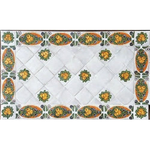 ANTICA DERUTA: WALL PANEL BACKSPLASH DELLA ROBBIA DESIGN - Artistica.com