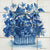 ANTICA DERUTA: WALL PANEL BACKSPLASH CESTO FRUTTA BLU - Artistica.com