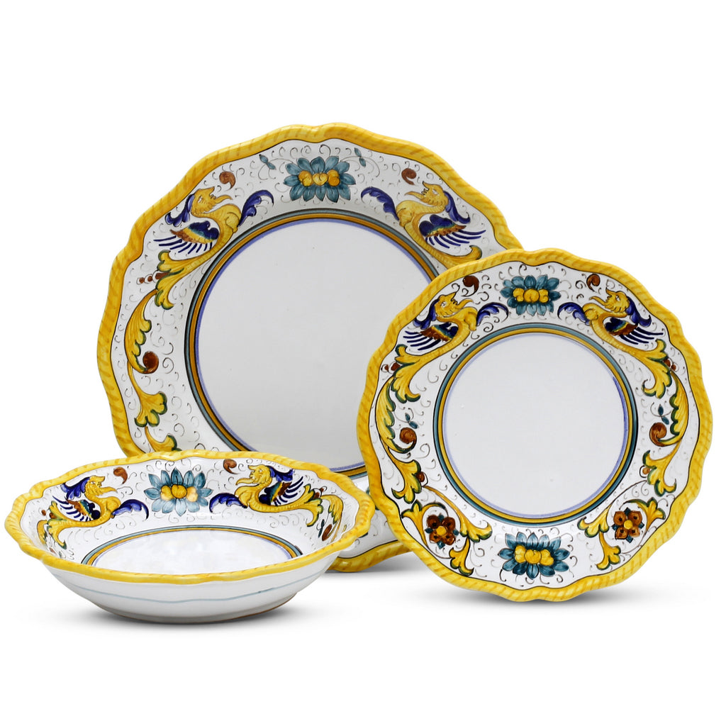 RAFFAELLESCO CLASSICO: 3 Pieces Place Setting - Artistica.com