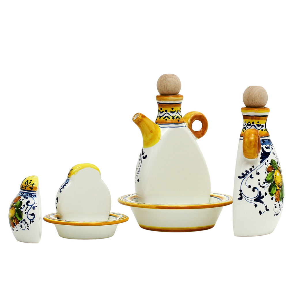 LIMONCINI: 'The Better Half' Oil+Vinegar and Salt+Pepper Sets - Artistica.com