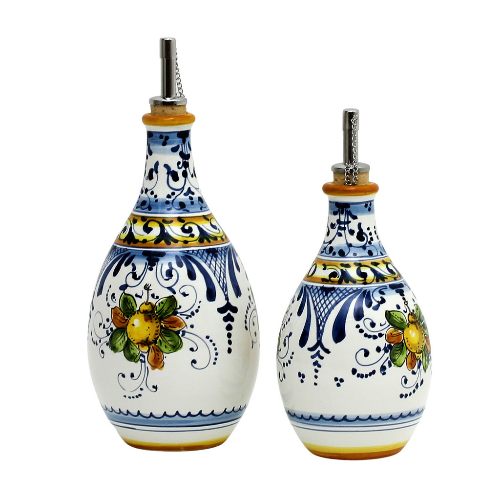 LIMONCINI:  Olive Oil and Vinegar (Aceto) Bottles/Dispenser Set - Artistica.com