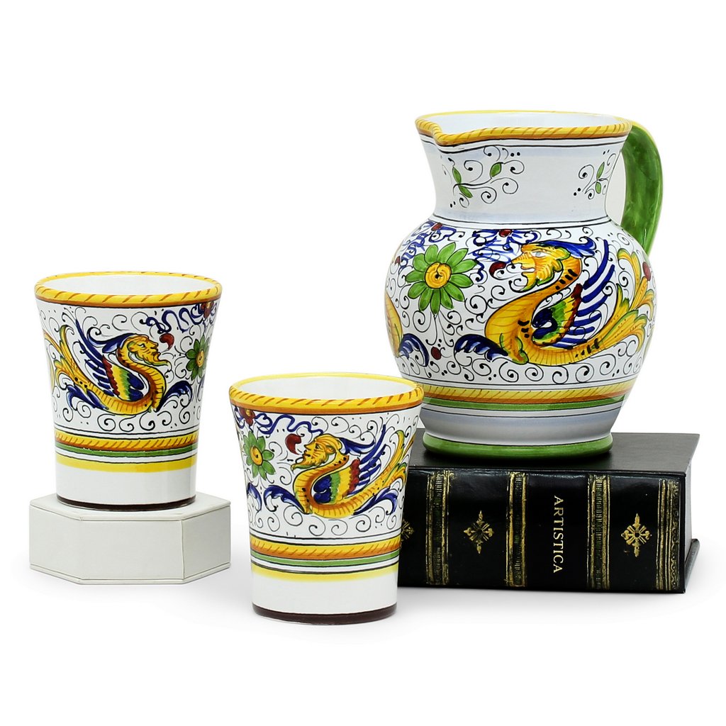 RAFFAELLESCO: Bundle with Two Cups + Pitcher - Artistica.com