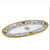 PAVOVE DELUXE: Fish/Hors d'Oeuvres Oval Narrow Platter - Artistica.com