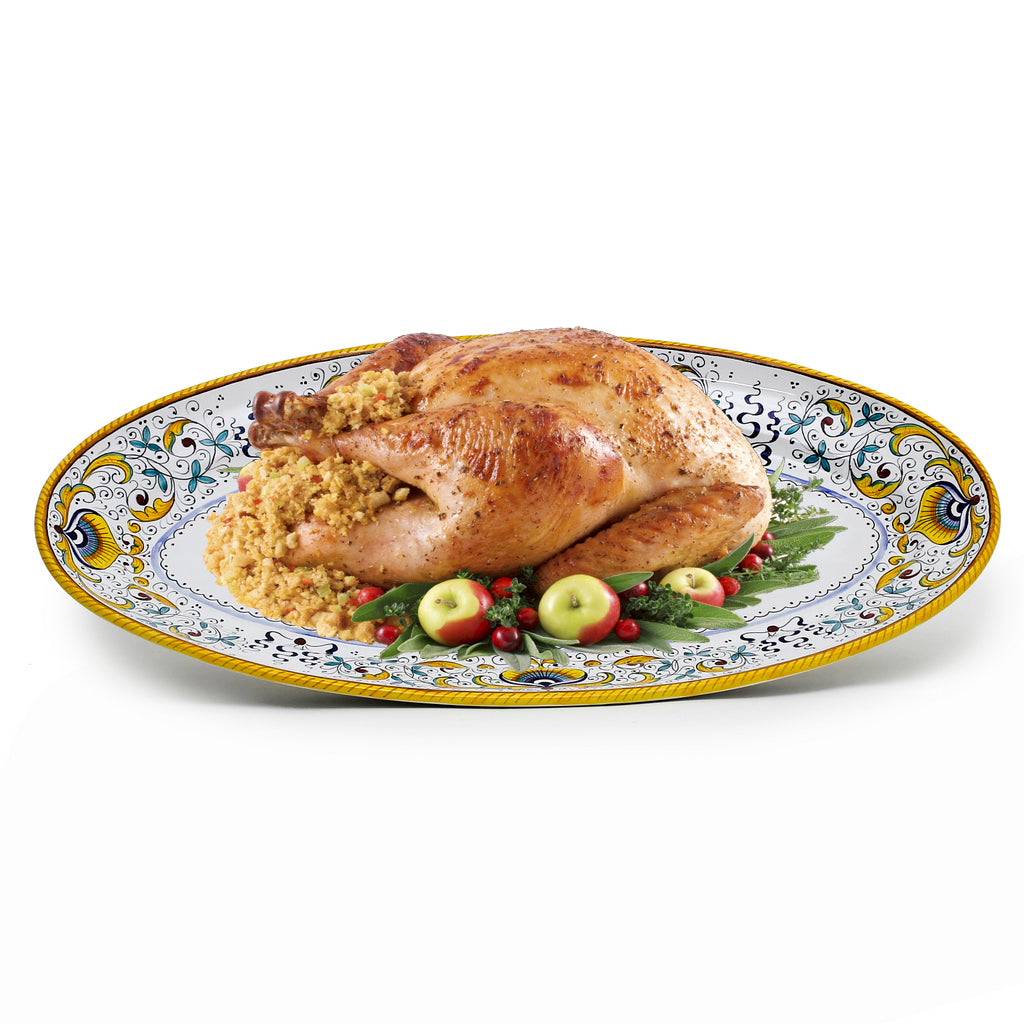 PAVONE DELUXE: Extra Large Turkey/Ham Oval Platter