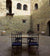 CERAMIC STONE TABLE + IRON BASE: PISA Design^ - Hand Painted in Deruta, Italy. - Artistica.com