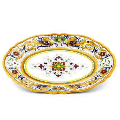 RAFFAELLESCO DELUXE: Large Oval Platter - Artistica.com