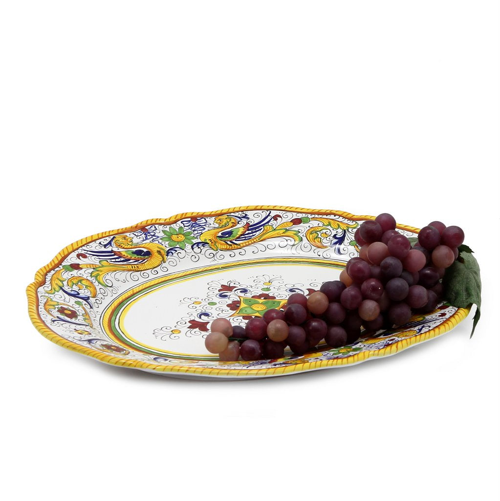 RAFFAELLESCO DELUXE: Large Oval Platter - Artistica.com