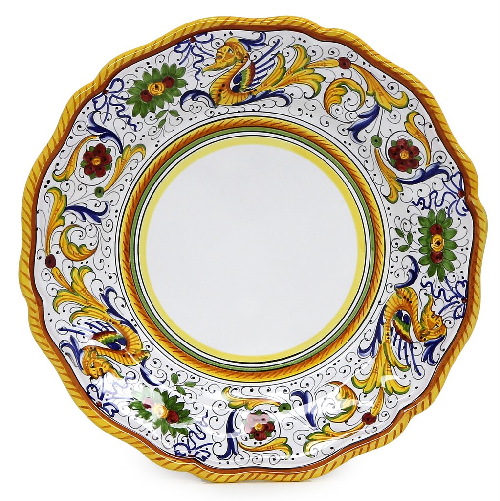 RAFFAELLESCO DELUXE: 4 Pieces Place Setting (White Center) - Artistica.com