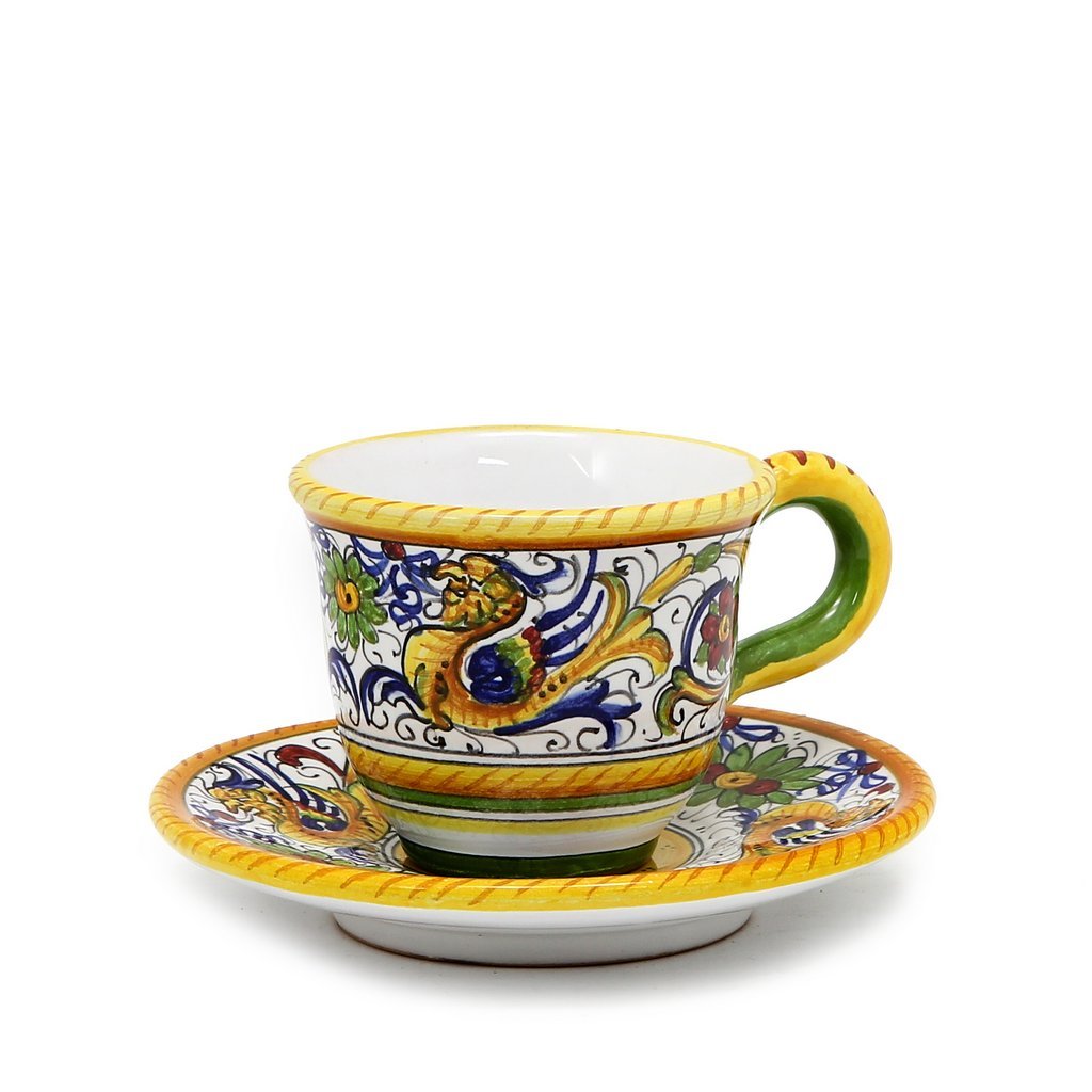 RAFFAELLESCO DELUXE: Espresso cup and Saucer - Artistica.com