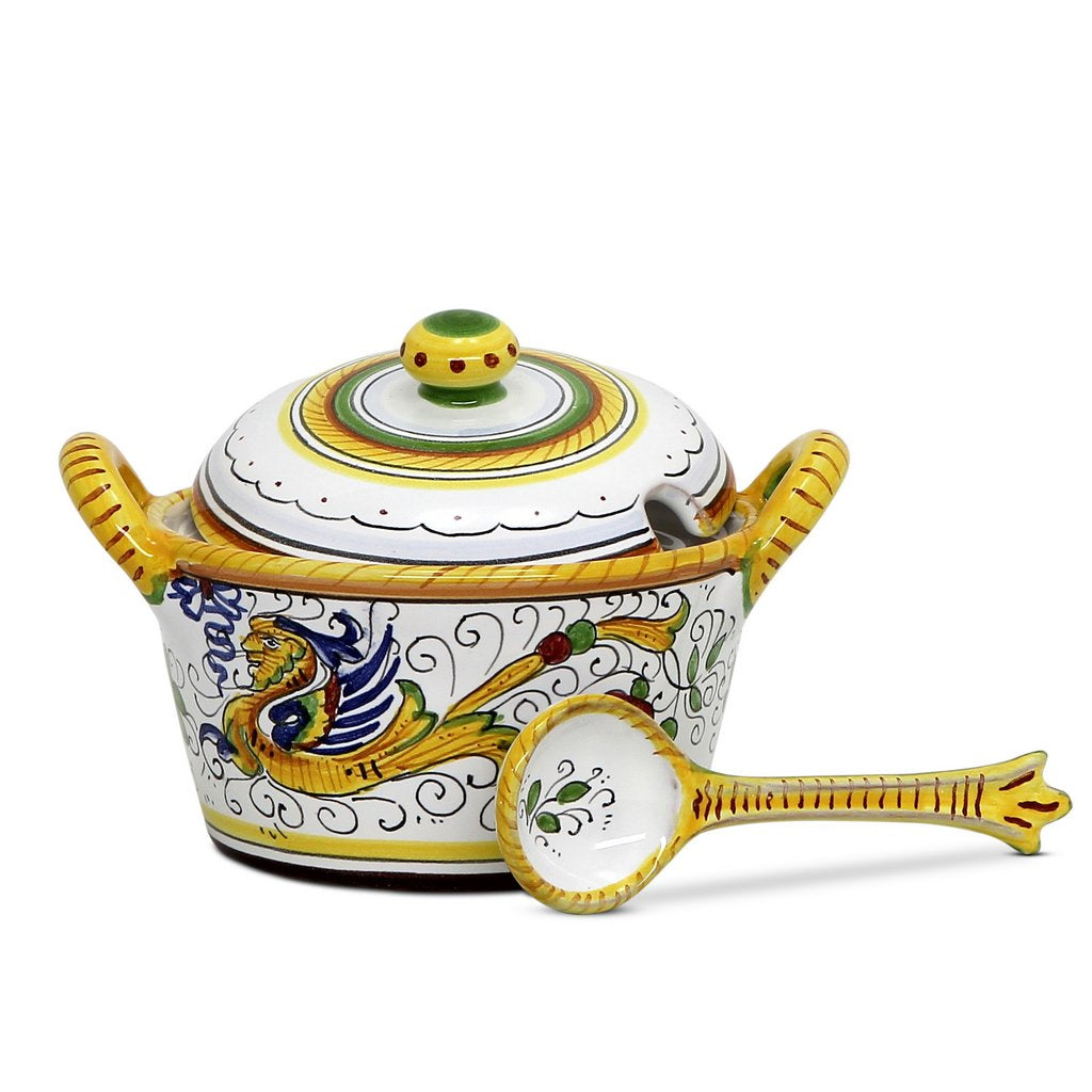RAFFAELLESCO: Bundle with Butter Dish + Sauce Boat + Parmesan Bowl + Spoon Rest - Artistica.com