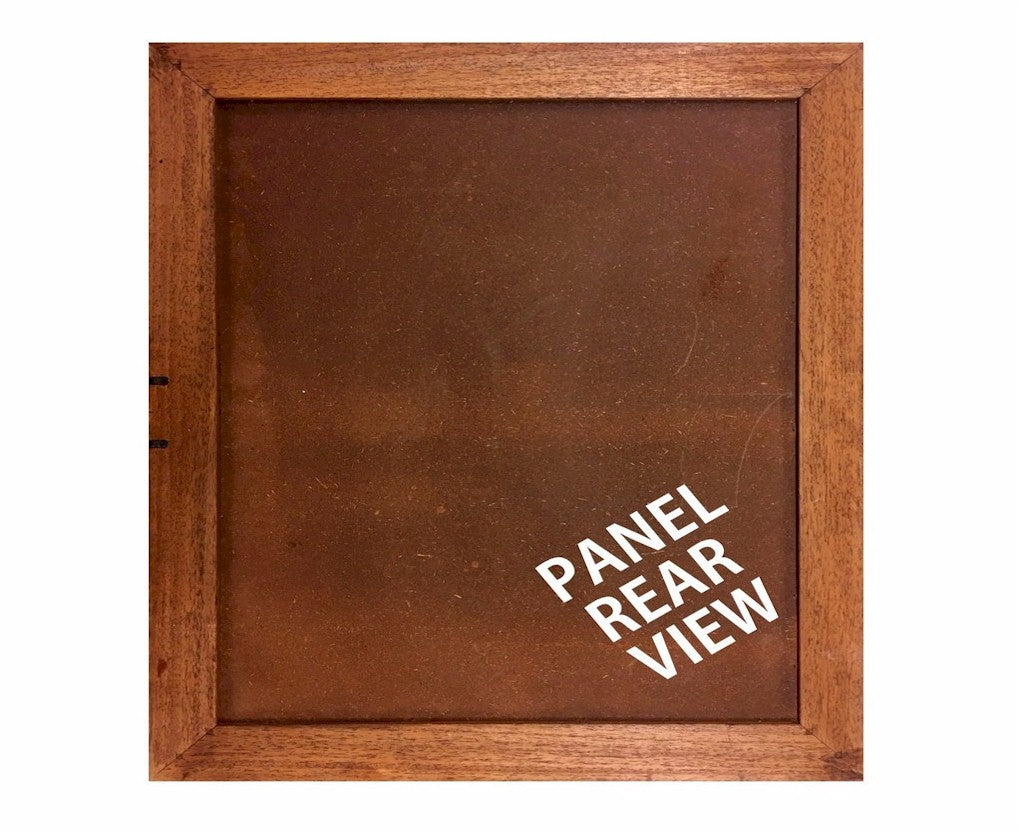 ANTICA DERUTA: Hand Painted Framed Ceramic Tiles Panel - Season WINTER - Artistica.com