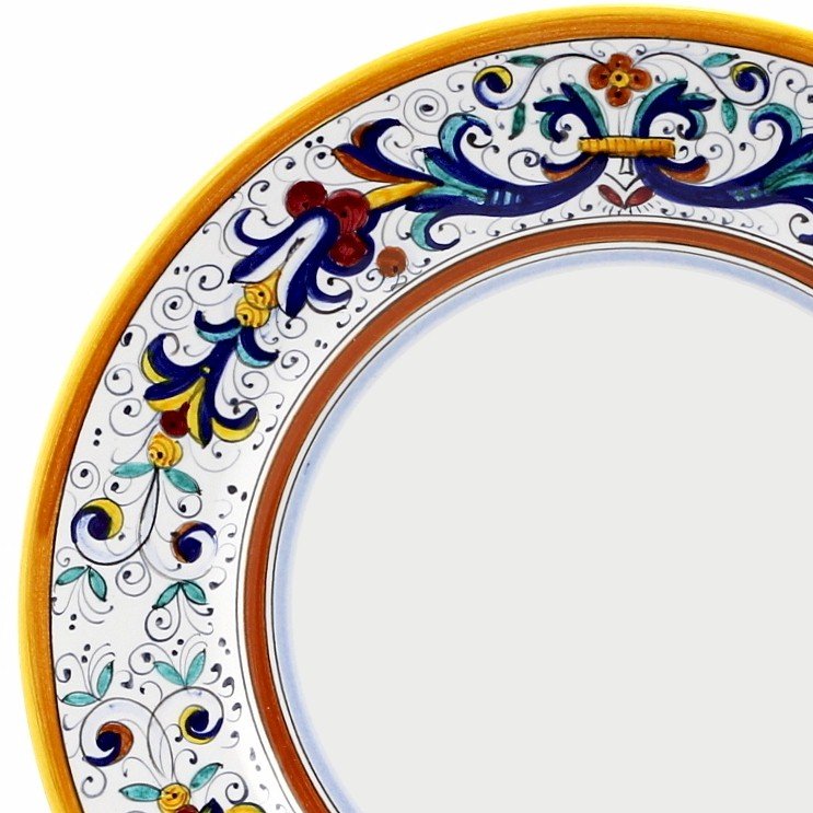 RICCO DERUTA: Dinner Plate - White Center - Artistica.com