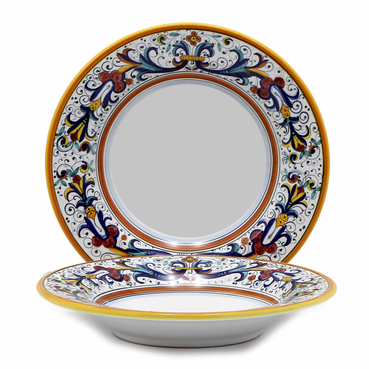 RICCO DERUTA DELUXE: 4 Pieces Place Setting - White center - Artistica.com
