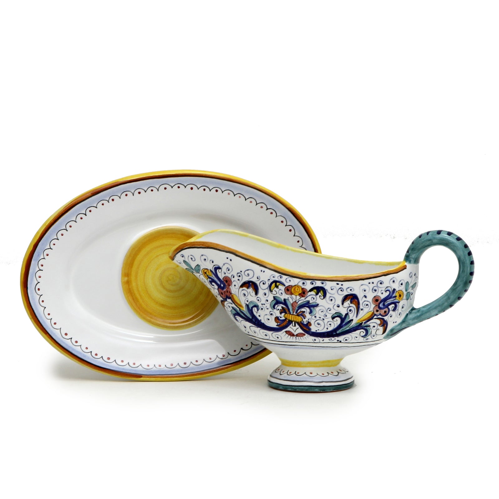 RICCO DERUTA DELUXE: Gravy Sauce Boat with Tray - Artistica.com