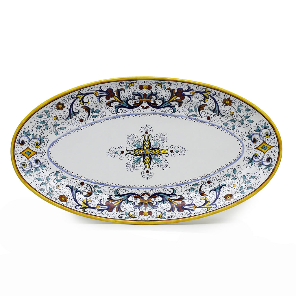 RICCO DERUTA DELUXE: Extra Large Oval Platter - Artistica.com