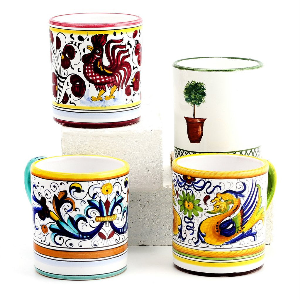 DERUTA MUGS: Set of FOUR Mugs as shown (RR.GI.RI.RA0009) - Artistica.com