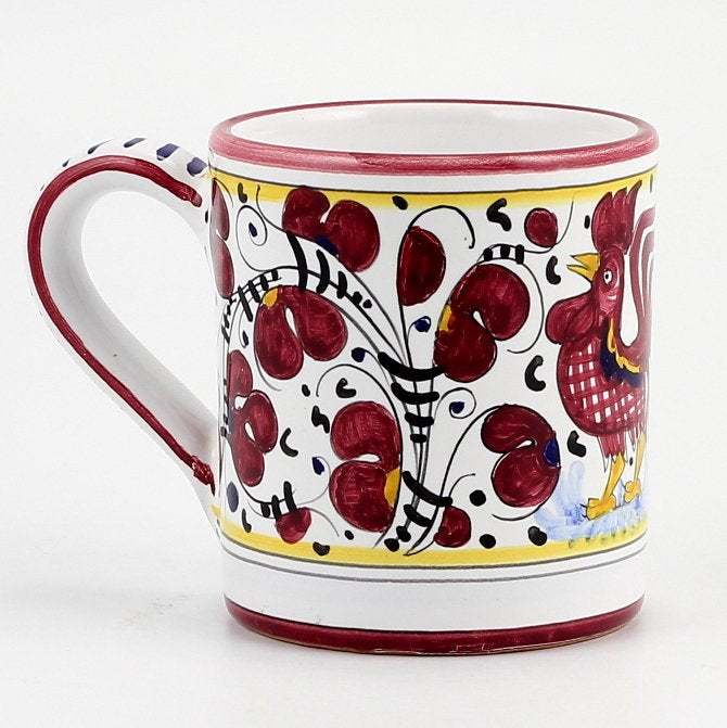 ORVIETO RED ROOSTER: 3 Pieces Place Setting - Artistica.com
