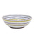 ORVIETO RED ROOSTER: Coupe Pasta/Soup Bowl [STRIPED RIM] - Artistica.com
