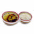 ORVIETO RED ROOSTER: Olive Dish Bowl - Relish and Condiments divided bowl [R] - Artistica.com