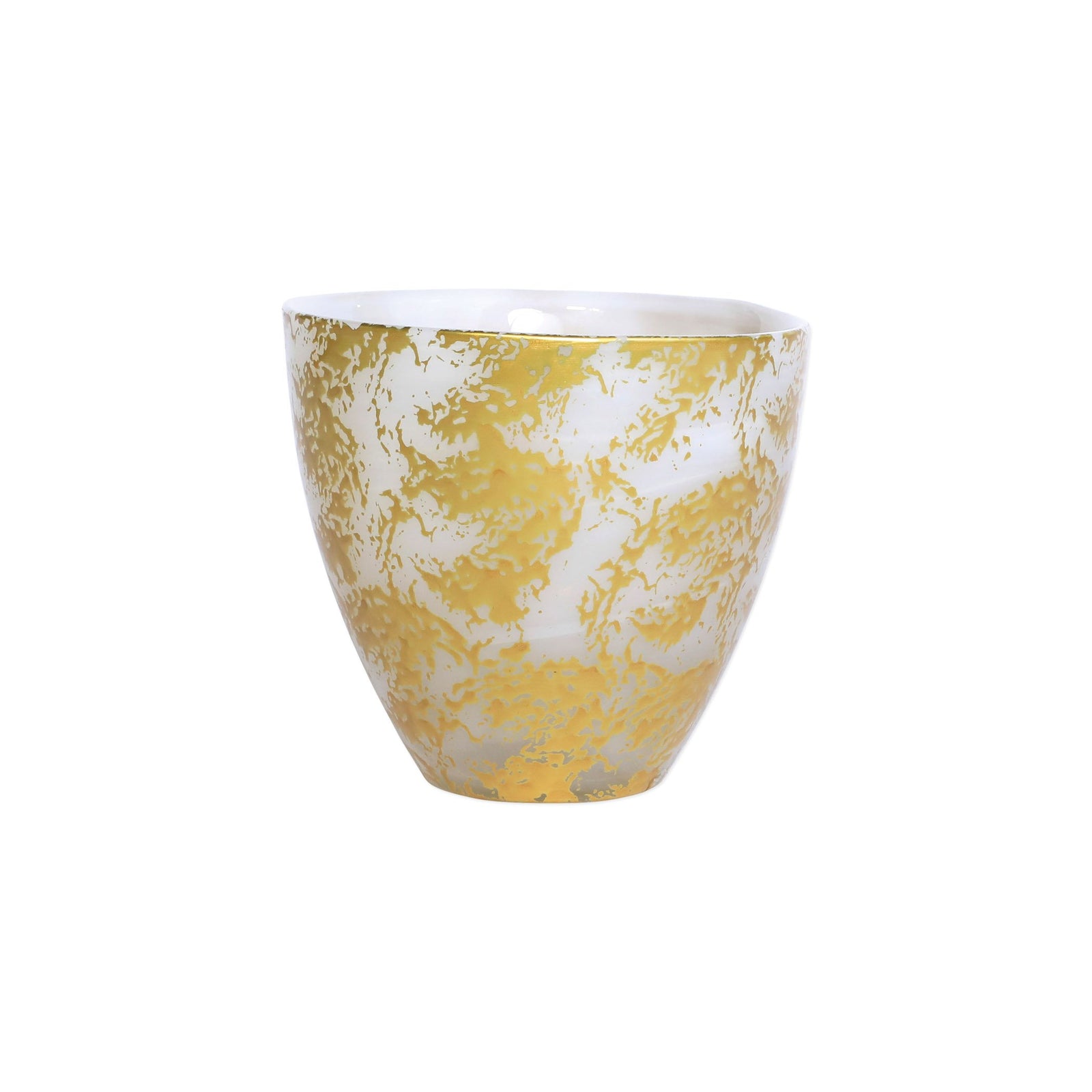 VIETRI: Rufolo Glass Gold Scattered Votive - Artistica.com