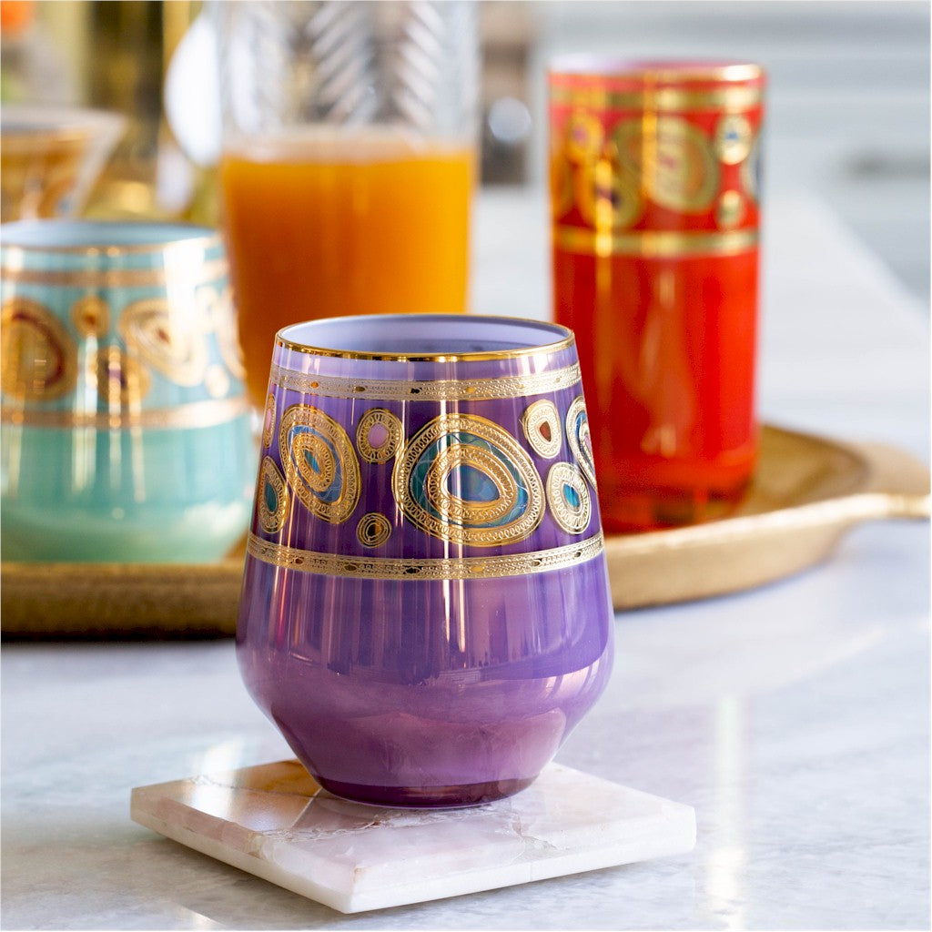 VIETRI: Regalia Cream Stemless Wine Glass - Artistica.com