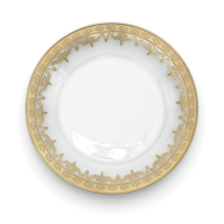 ARTE ITALICA: Vetro Gold Salad/Dessert Plate - Artistica.com