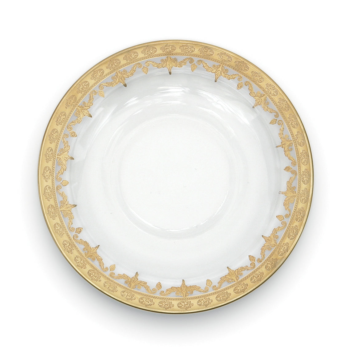 ARTE ITALICA: Vetro Gold Dinner Plate - Artistica.com