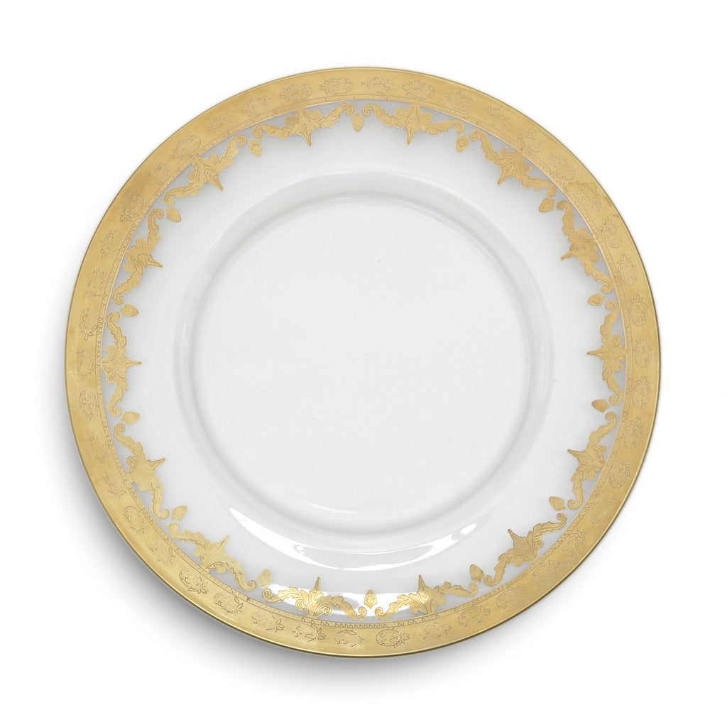 ARTE ITALICA: Vetro Gold Charger - Artistica.com