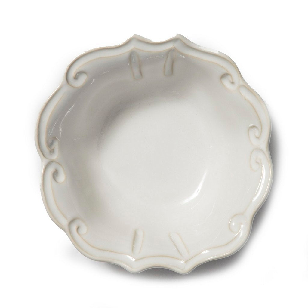 VIETRI: Incanto Stone White Baroque Cereal Bowl - Artistica.com